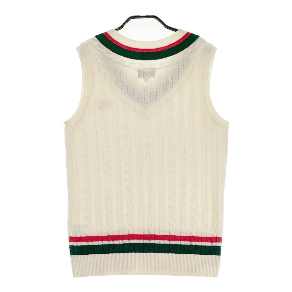 サイズ：2 PEARLY GATES パーリーゲイツ ニットベスト ホワイト系