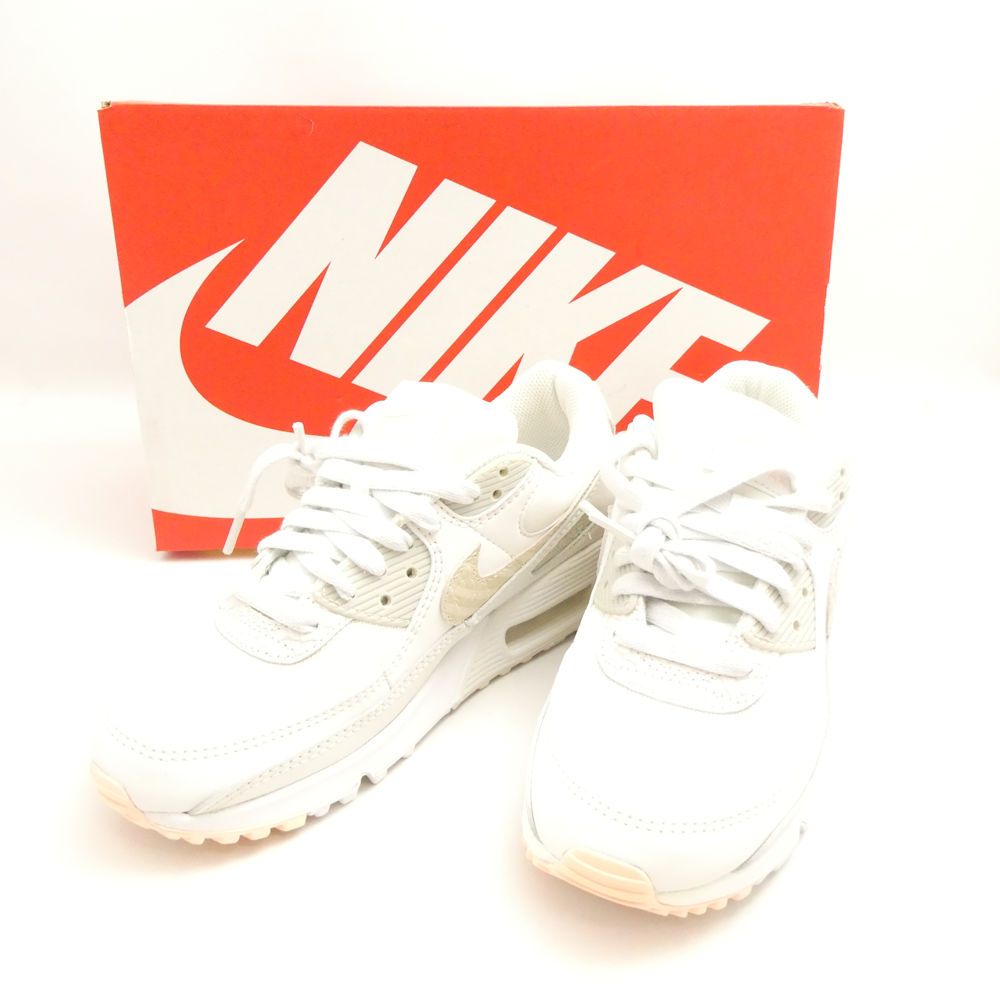 美品 NIKE ナイキ CV8824-100 AIR MAX 90 SE エアマックス90SE スニーカー 24cm レディース AM7556