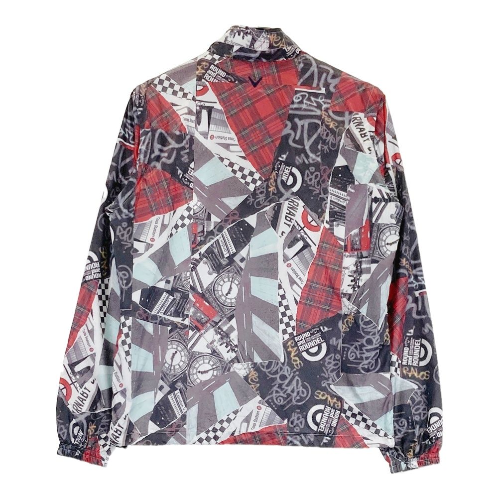 サイズ：M CALLAWAY キャロウェイ 2WAY ジャケット 総柄 グレー系