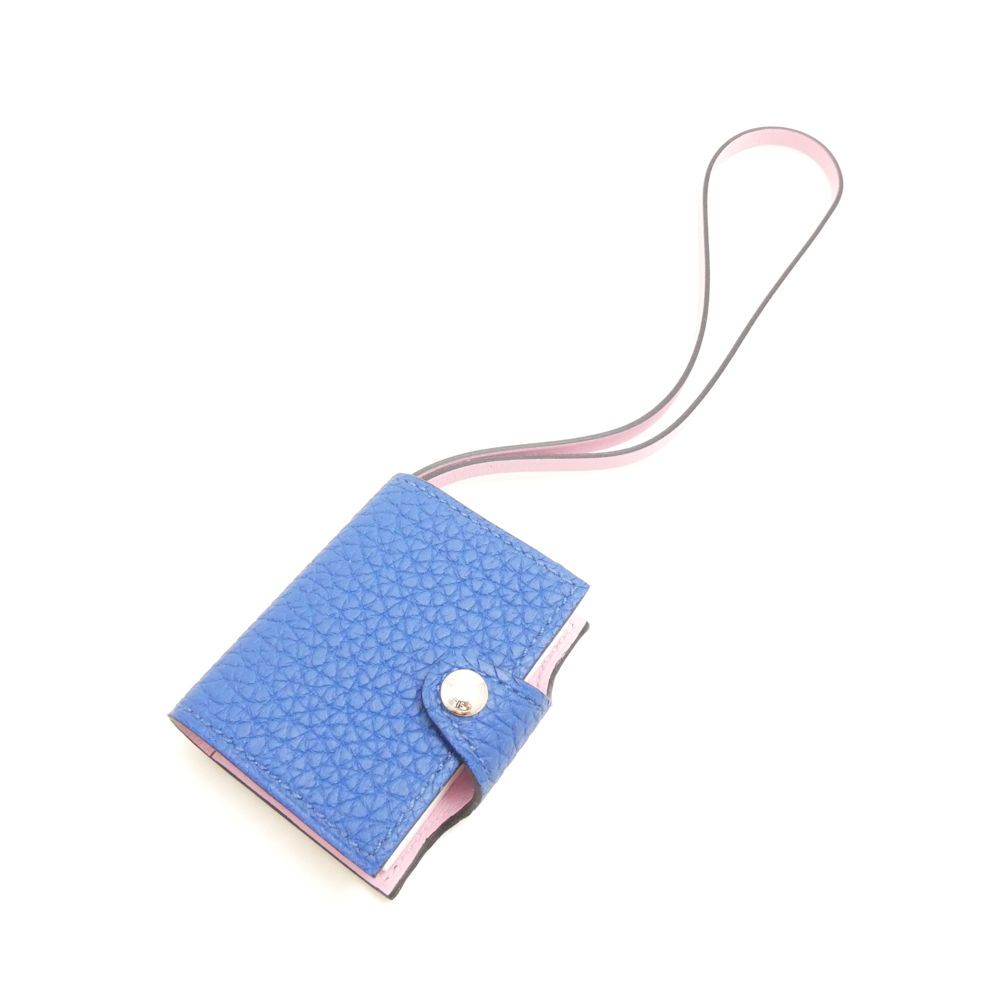 美品 HERMES エルメス ユリス ナノ バッグチャーム ピンク レザー