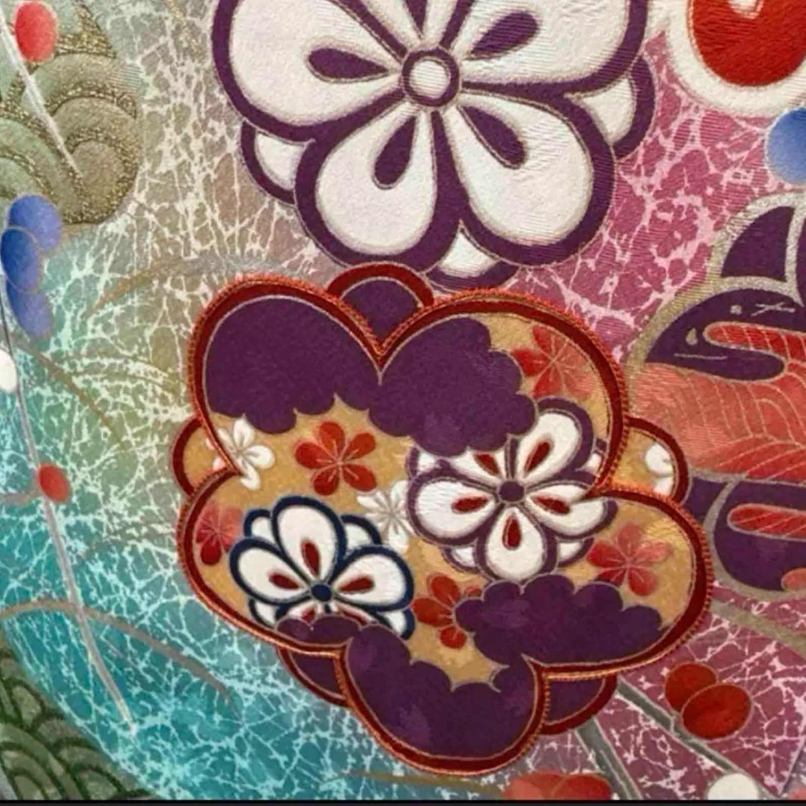 リクエスト品 振袖 単品 正絹・谷崎潤一郎の世界・落款有