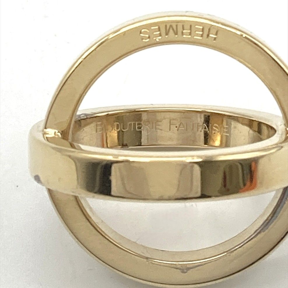 エルメス HERMES コスモス スカーフリング メタル ゴールド ユニ