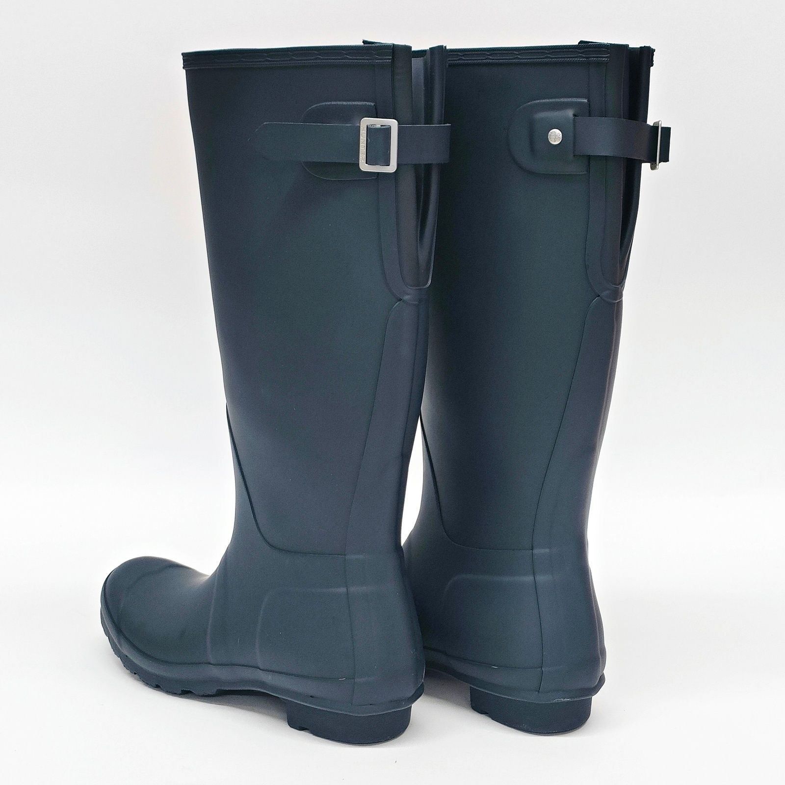 HUNTER レイン ブーツ 24cm オリジナル トール バックアジャスタブル