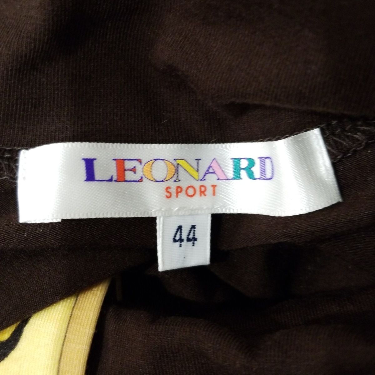 美品　レオナールスポーツ　長袖カットソー　44 LEONARD SPORT(レオナールスポーツ) 長袖カットソー サイズ44 L
