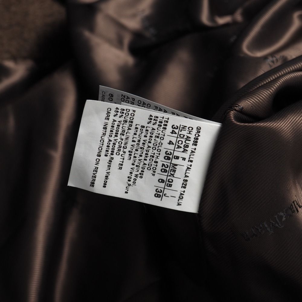 □美品□MAX MARA マックスマーラ コート サイズ38 ベルテッド