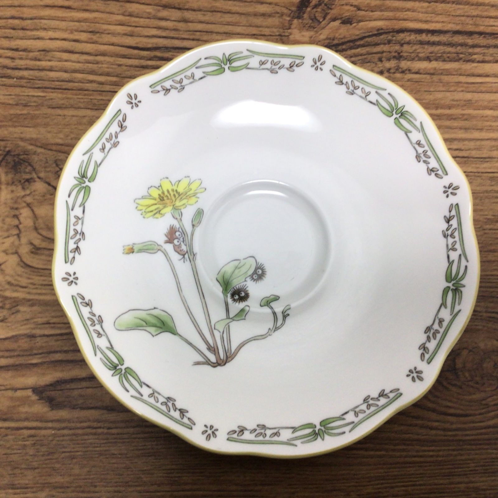 11378 【ペア】noritake x となりのトトロ カップ&ソーサ― 約250ｃｃ 洋食器 マグカップ コラボ 限定品 スタジオジブリ