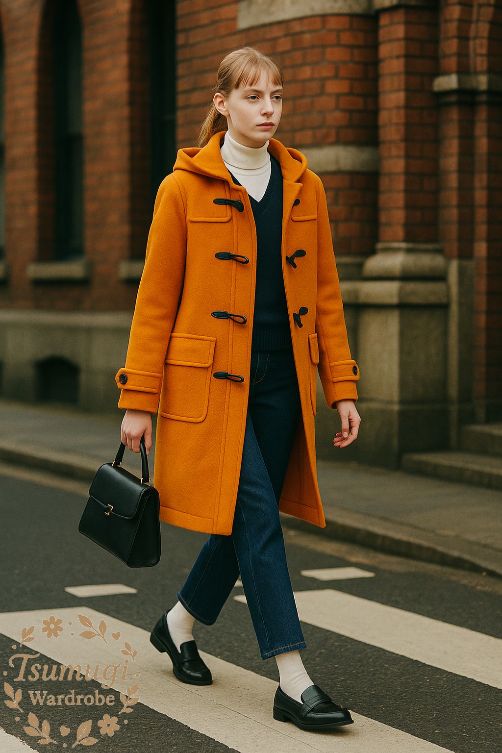 GRENFELL グレンフェル 英国製 ロング ヘリンボーン フーディ ダッフル