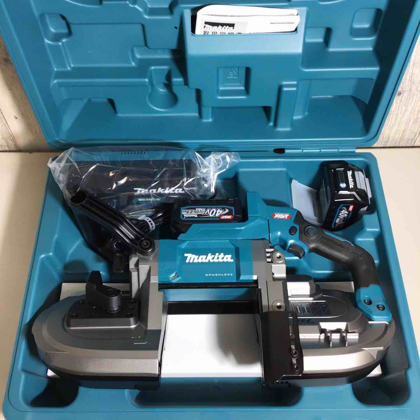 マキタ makita コードレス バンドソー バッテリー-充電器付 フルセット 充電式 40 V