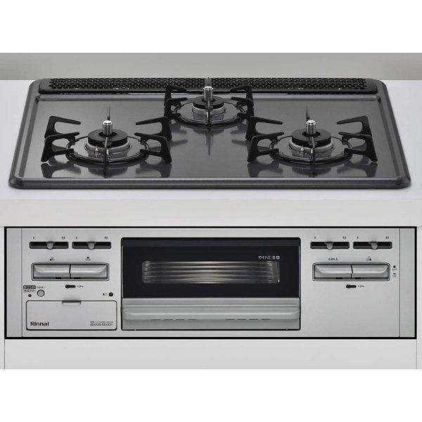 リンナイ　グリル付きガスコンロ　　未使用　ビルトイン es31w28_5000off_2511.jpg
