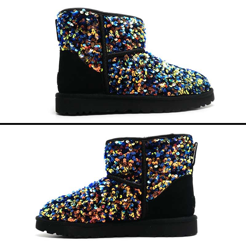 アグ クラシック ミニステラ シークイン 25 cm ムートンブーツ スパンコール