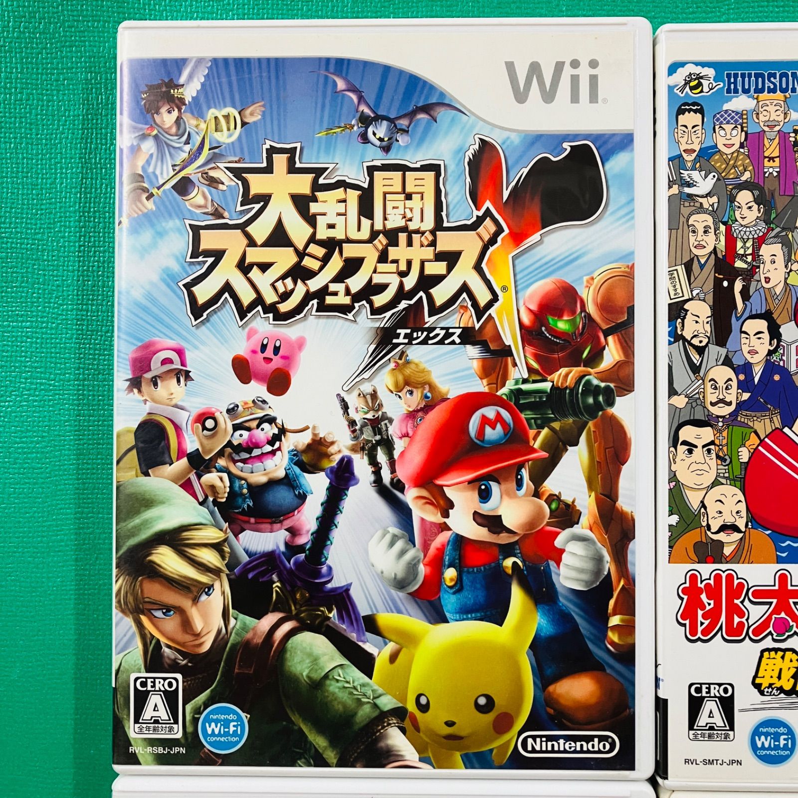 4点セット】Wii 大乱闘スマッシュブラザーズX 桃太郎電鉄2010～戦国