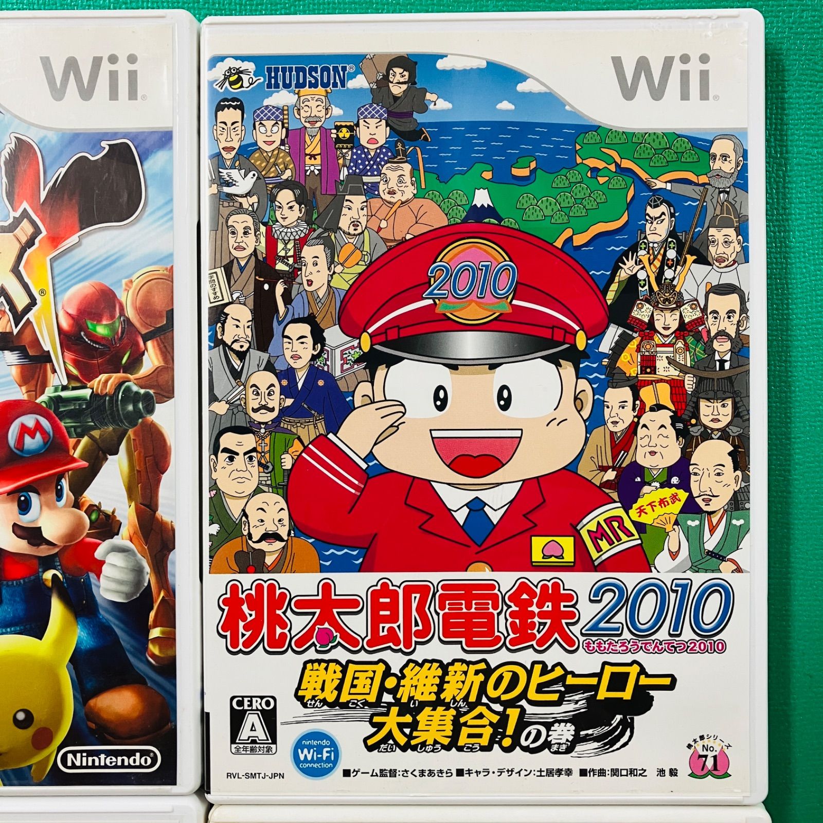 4点セット】Wii 大乱闘スマッシュブラザーズX 桃太郎電鉄2010～戦国