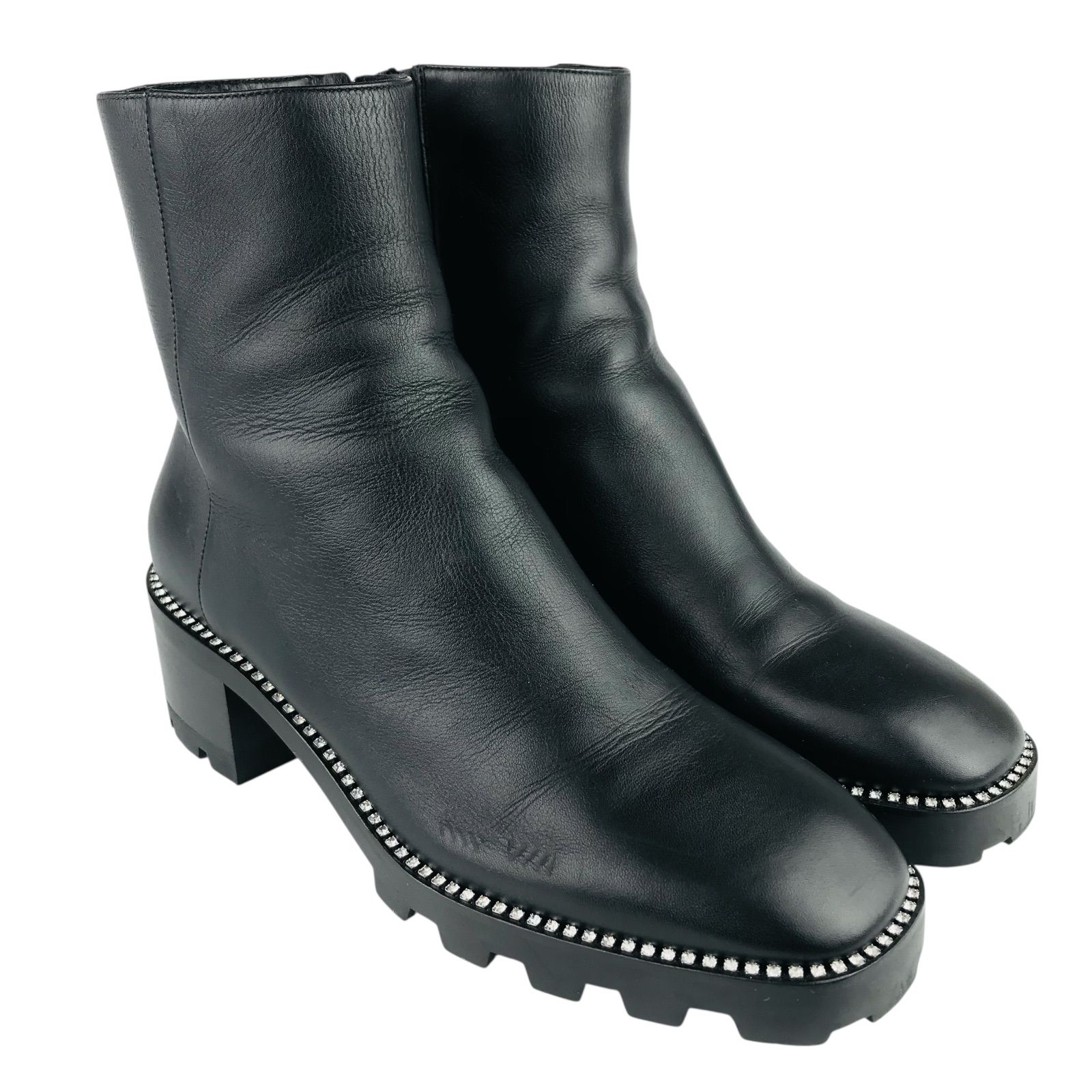 美品☆JIMMY CHOO・ジミーチュウ レディース レザー クリスタル