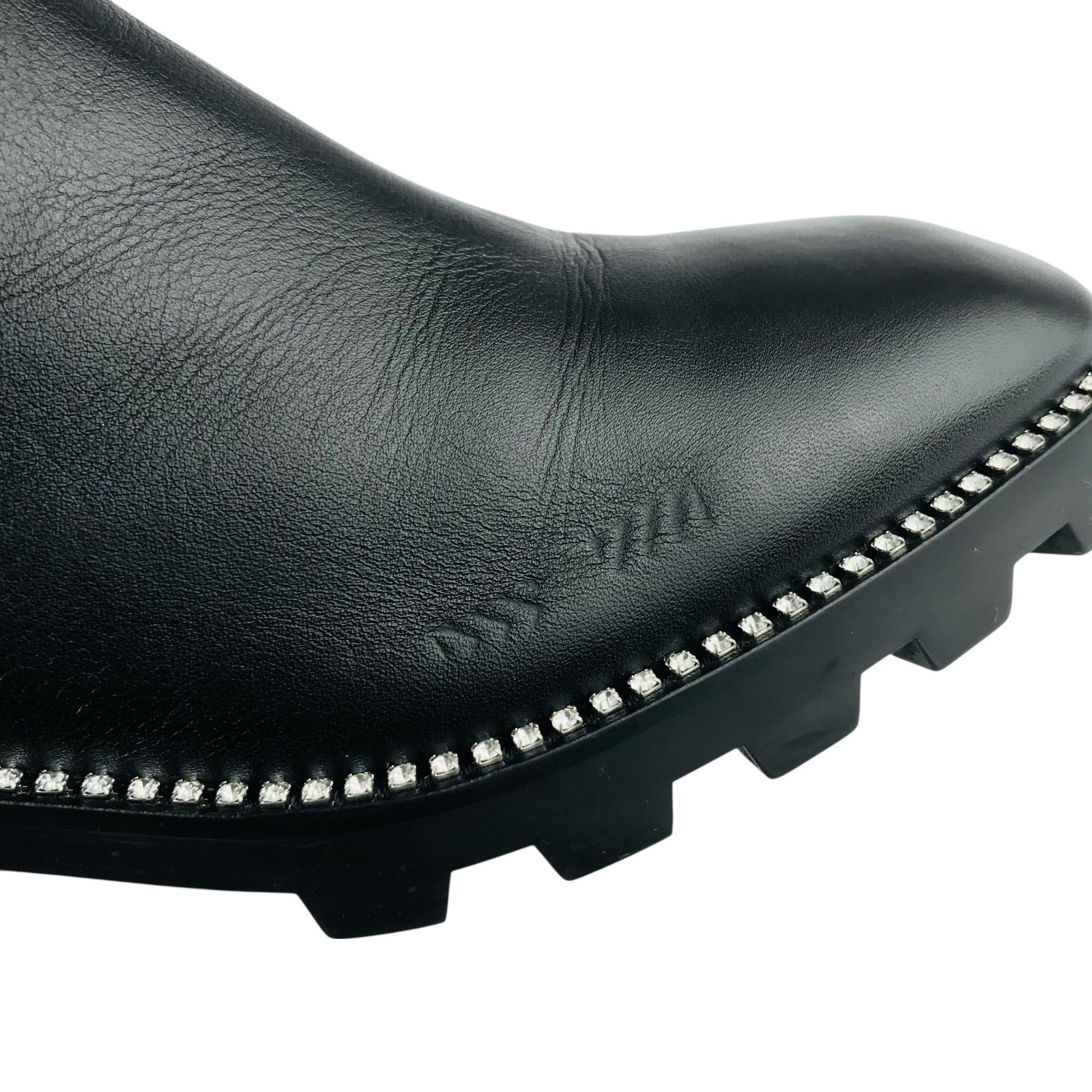 美品☆JIMMY CHOO・ジミーチュウ レディース レザー クリスタル