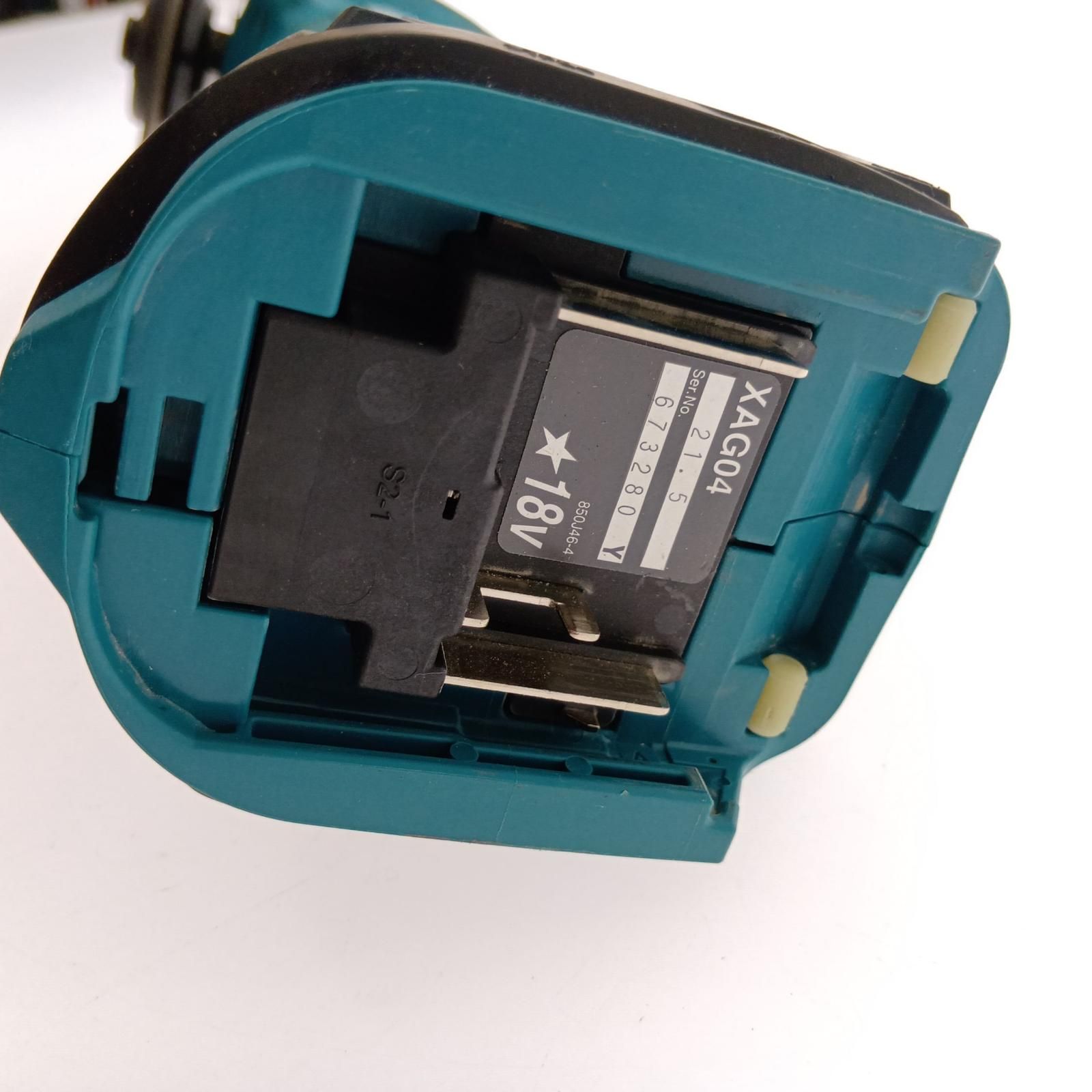 MAKITA マキタ 充電式コードレスディスクグラインダー 18Ｖ XAG 04 ブルー 本体のみ