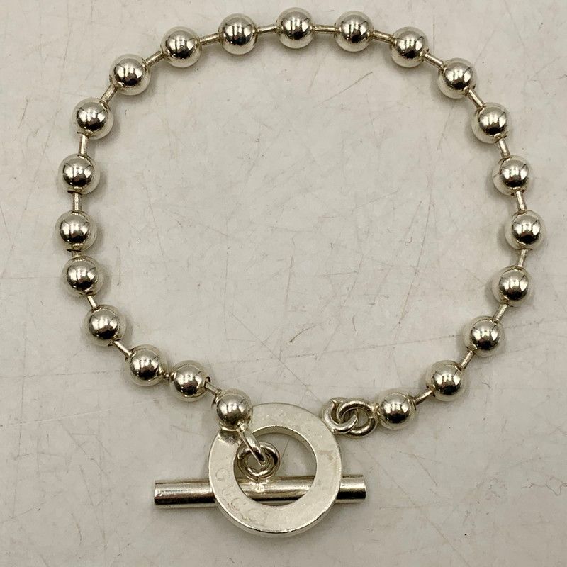 中古品】GUCCI グッチ AG925 BALL CHAIN BRACELET ボール チェーン