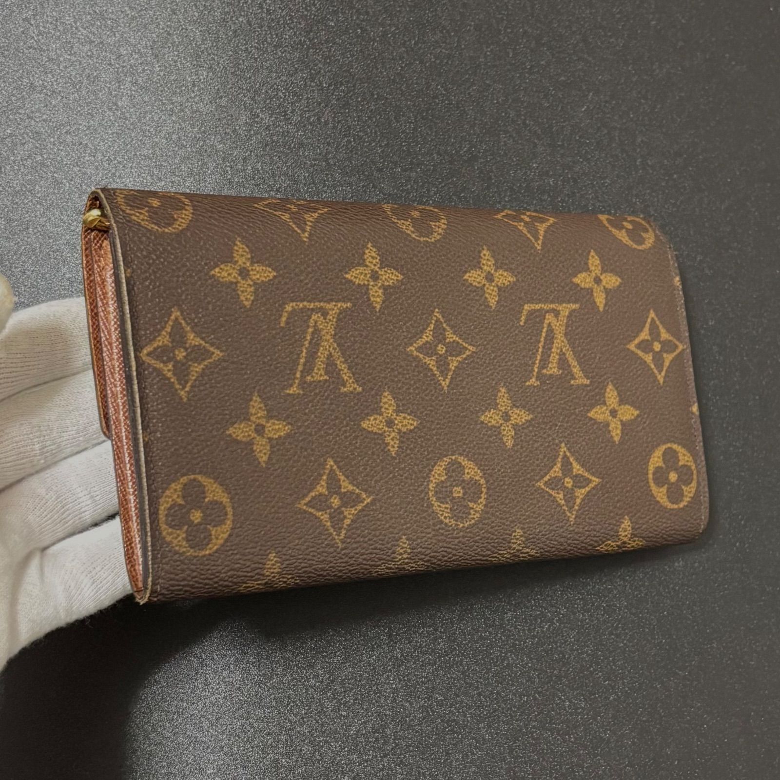 〇ルイ・ヴィトン モノグラム ポルトフォイユ・サラ 二つ折り財布 t16 ポルトフォイユ サラ 旧型 モノグラム Louis Vuitton ルイ