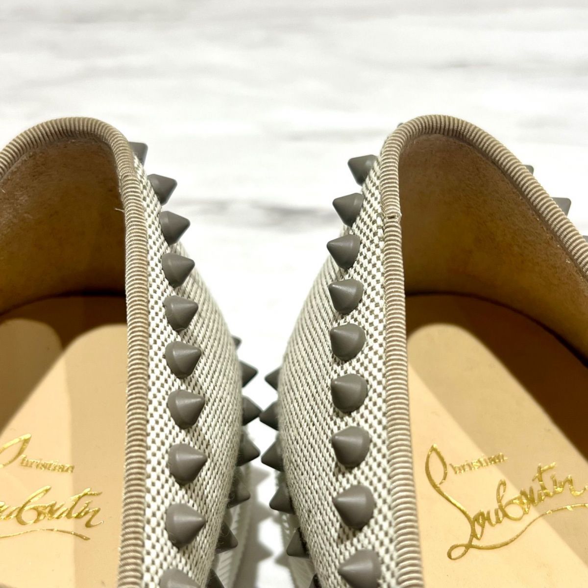 【美品】Christian Louboutin クリスチャンルブタン　スタッズ 美品】Christian Louboutin クリスチャンルブタン スタッズ