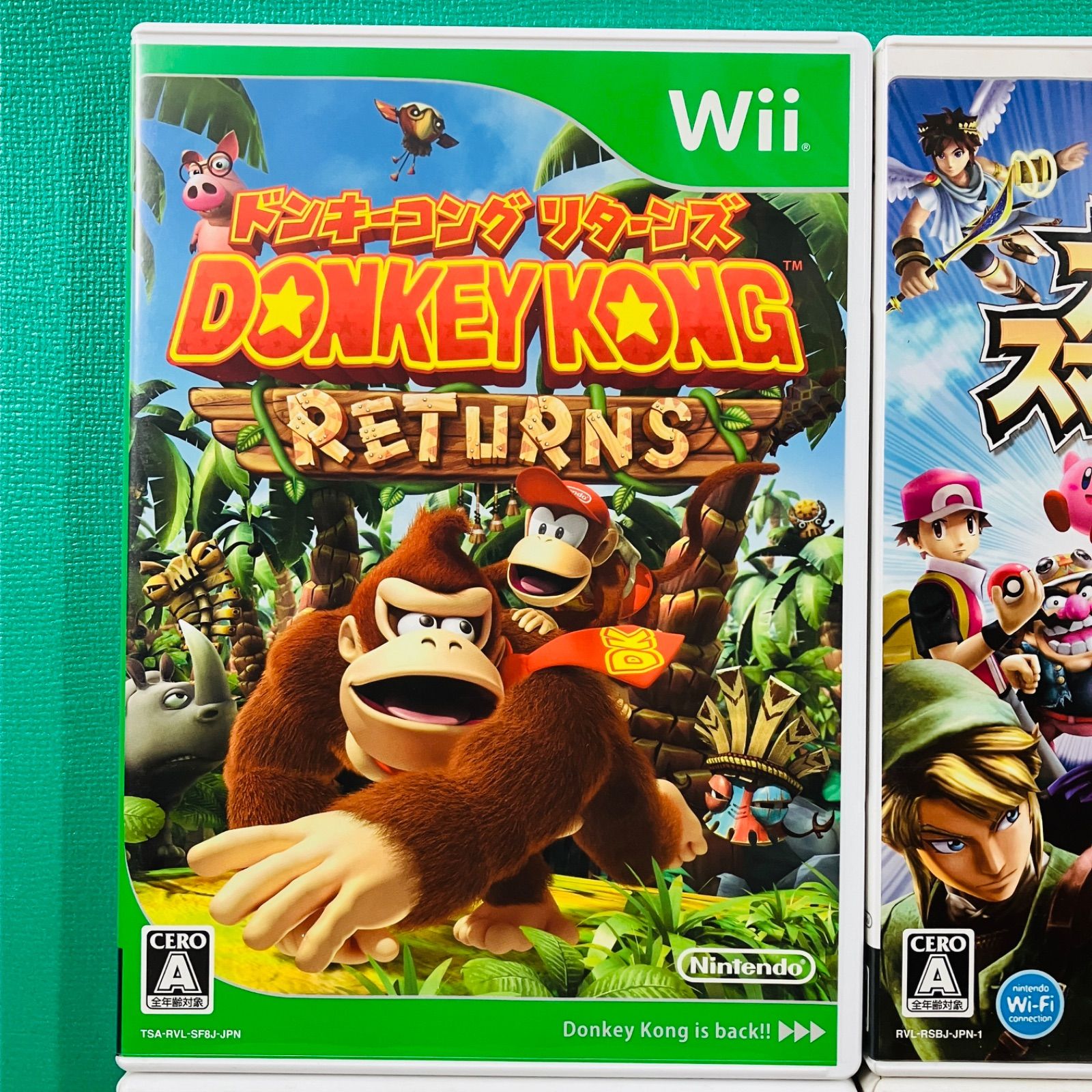 4点セット】Wii ドンキーコングリターンズ 大乱闘スマッシュ