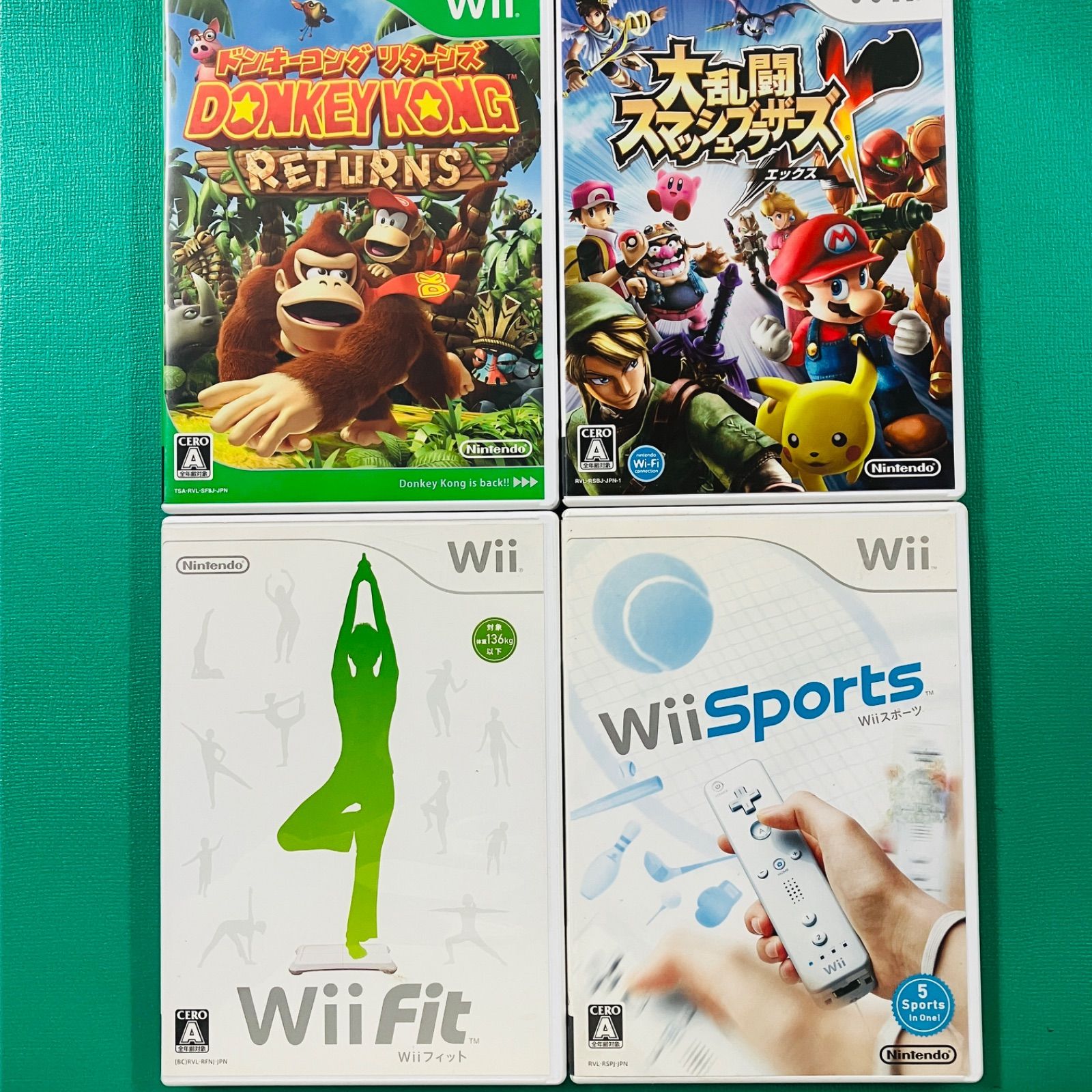 4点セット】Wii ドンキーコングリターンズ 大乱闘スマッシュ