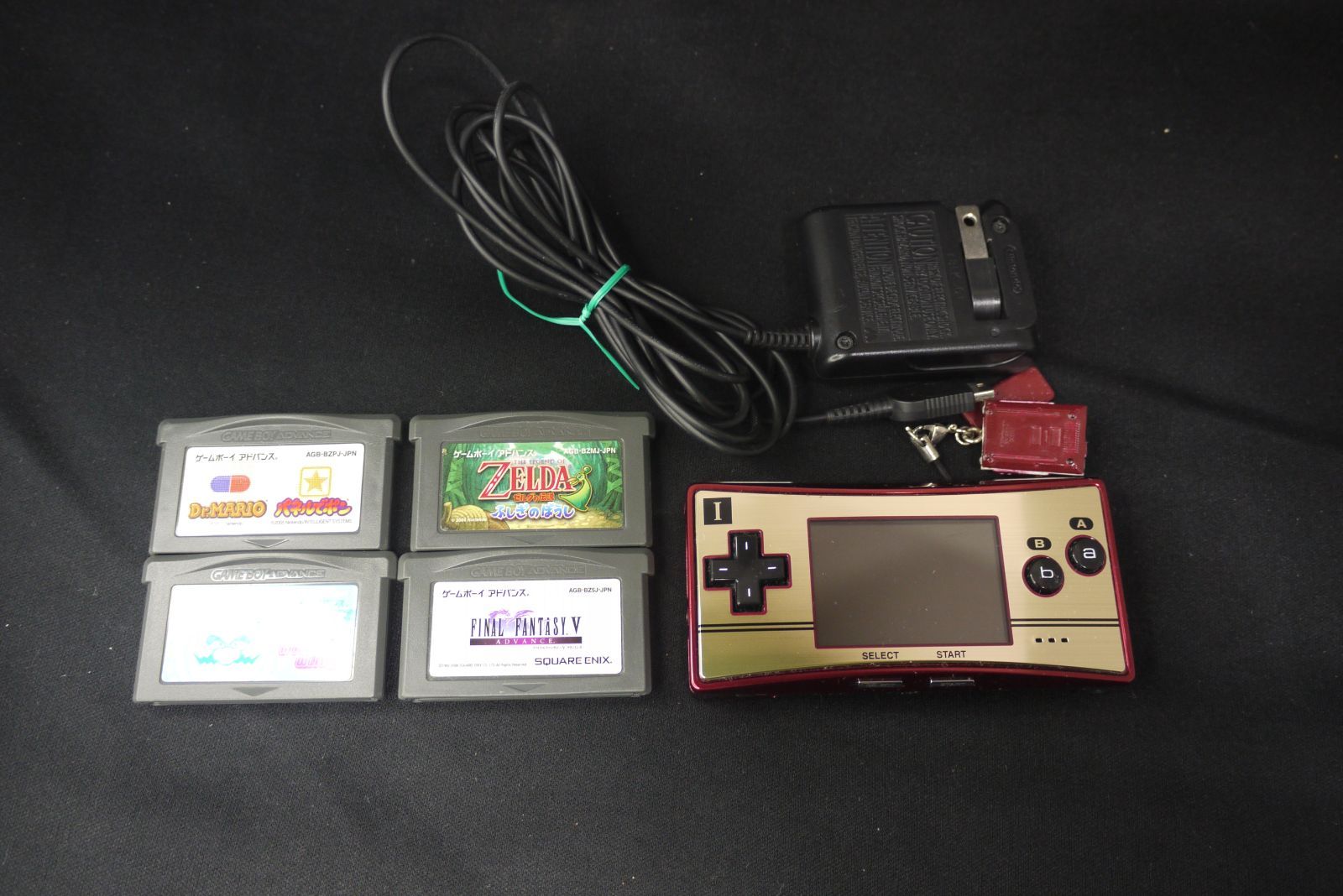 美品】ゲームボーイミクロ本体＆ソフト2本 ゲームボーイミクロソフト2本