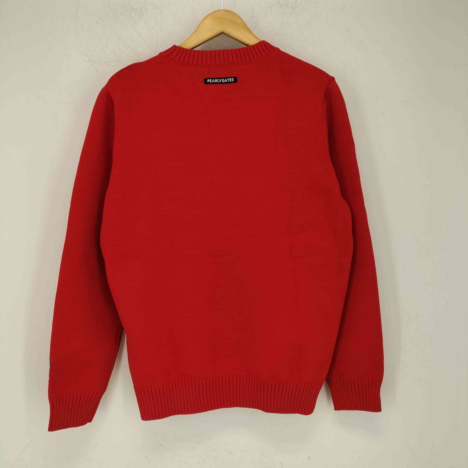 パーリーゲイツ PEARLY GATES インターシャクルーネックニット ウサギ