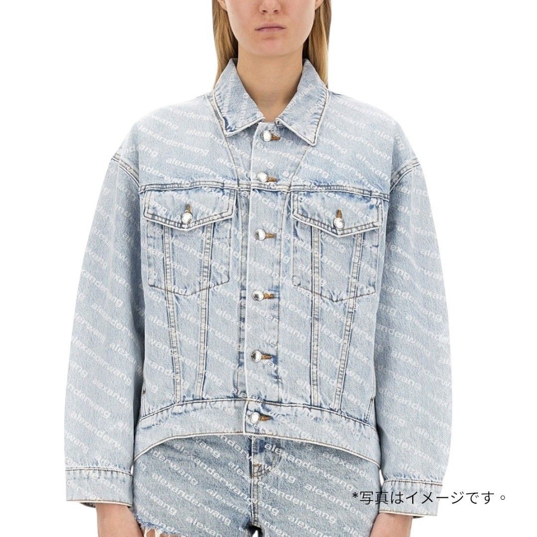未使用品】 アレキサンダーワン ロゴデニムジャケット Sサイズ Gジャン