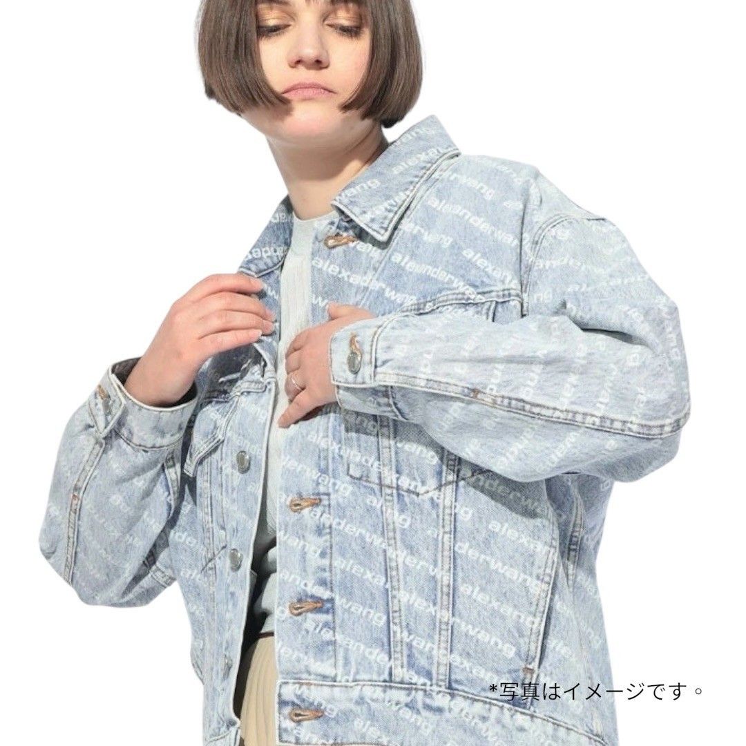 未使用品】 アレキサンダーワン ロゴデニムジャケット Sサイズ Gジャン