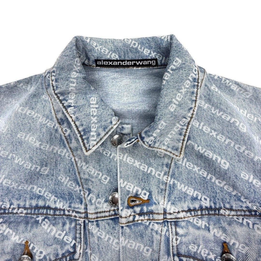 未使用品】 アレキサンダーワン ロゴデニムジャケット Sサイズ Gジャン