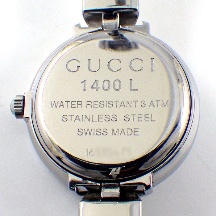 グッチ GUCCI 腕時計 バングルウォッチ 1400L ラウンド GG ロゴ
