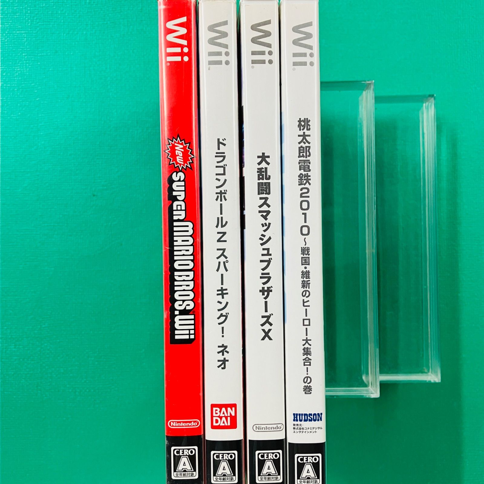 4点セット】Wii Newスーパーマリオブラザーズ ドラゴンボールZ ス