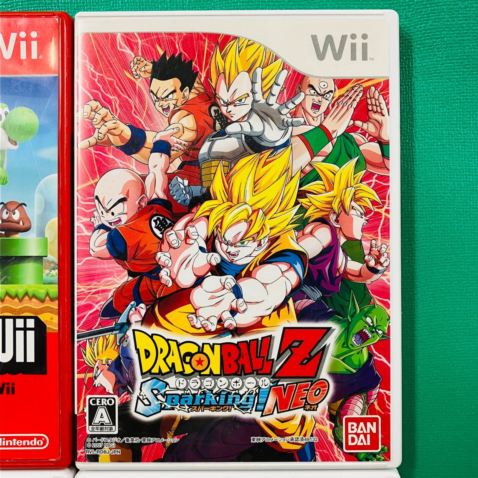 4点セット】Wii Newスーパーマリオブラザーズ ドラゴンボールZ ス