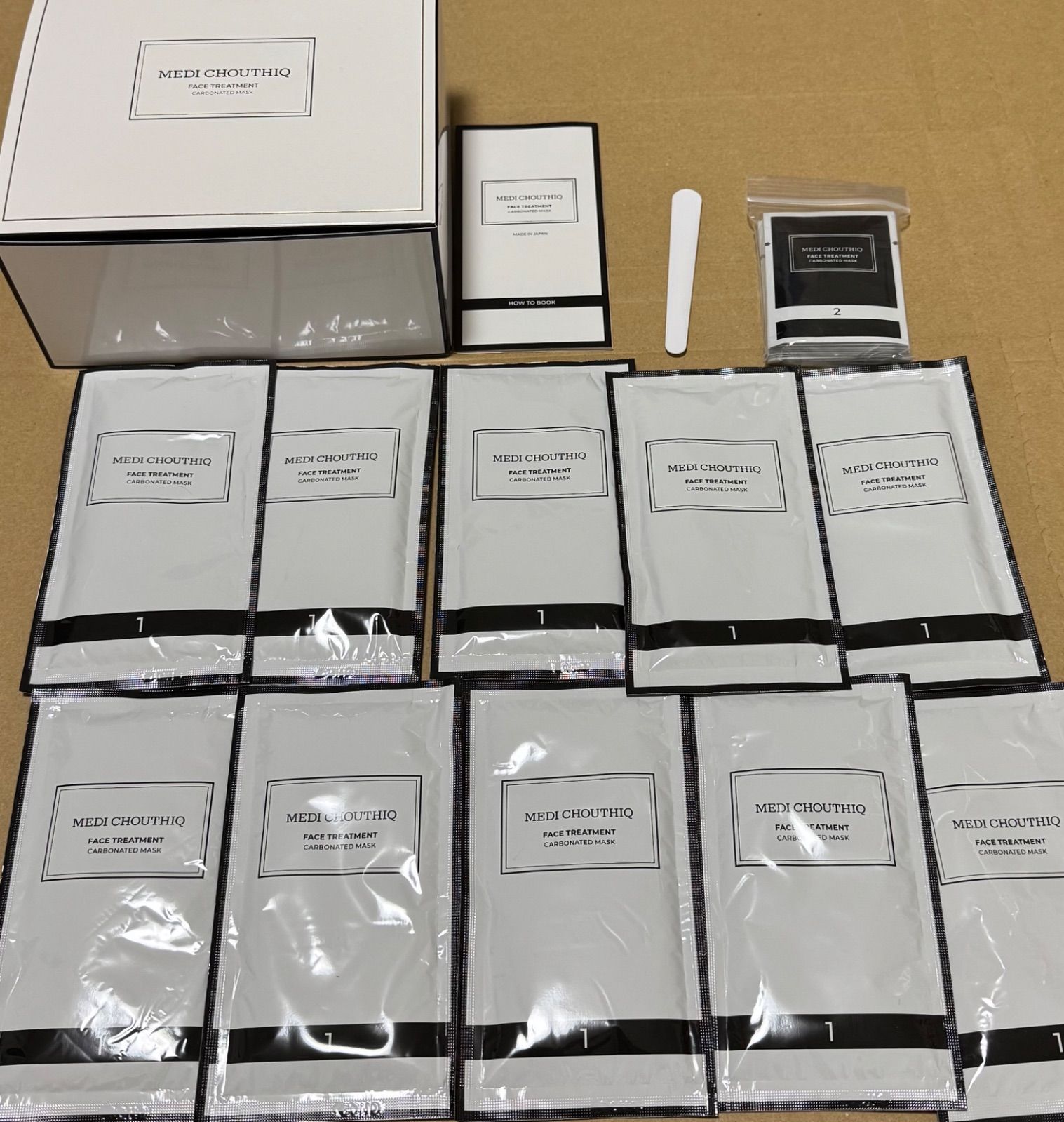 メディシュティーク 炭酸フェイスパック10包 アノコイ