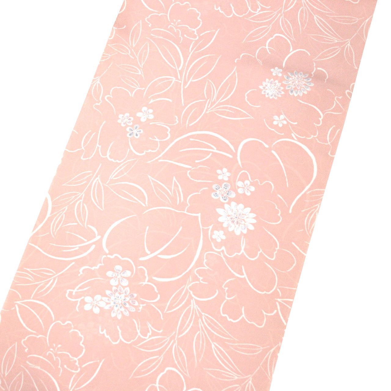 新品 正絹 長襦袢地 反物 ピンク 長襦袢 未仕立て品 絹100％ - メルカリ