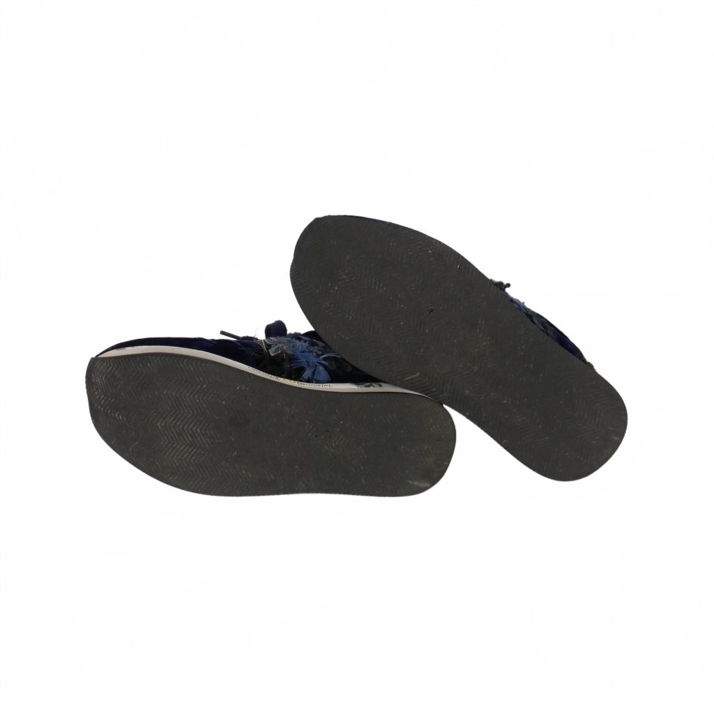 プレミアータ PREMIATA ベルベット フェザー スニーカー ベロア 37 紺