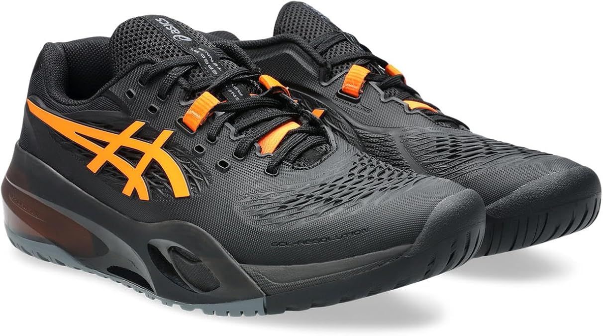 アシックス テニスシューズ GEL- X メンズ 001 ブラック ショッキングオレンジ 2 E