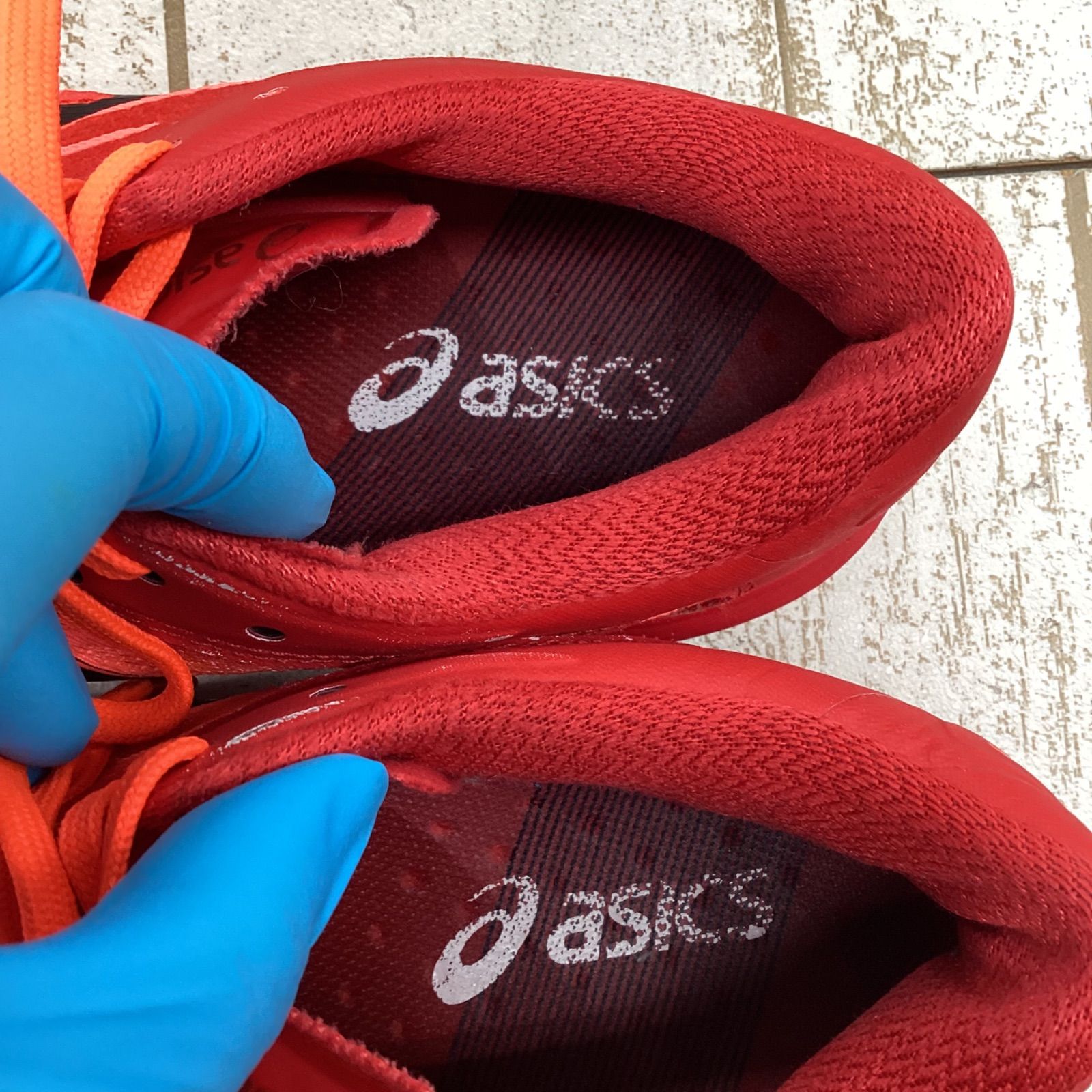 ブルーム レッド(中古品) 中古品】ASICS Attack Dominate FF2 Tokyo 卓球シューズ 23cm 箱あり