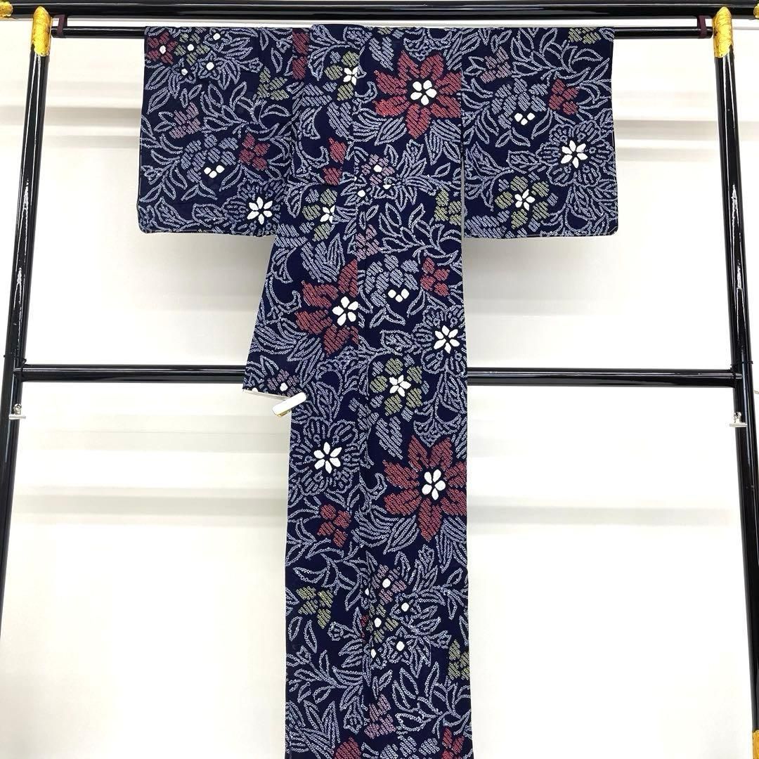 着物と帯 時流】Y25790ts◇本場有松鳴海絞り浴衣◇手縫い仕立て 美品