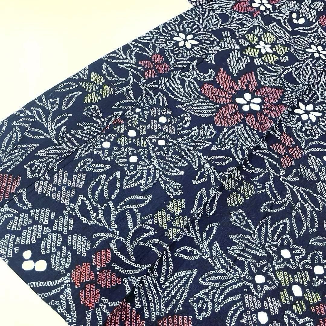 着物と帯 時流】Y25790ts◇本場有松鳴海絞り浴衣◇手縫い仕立て 美品