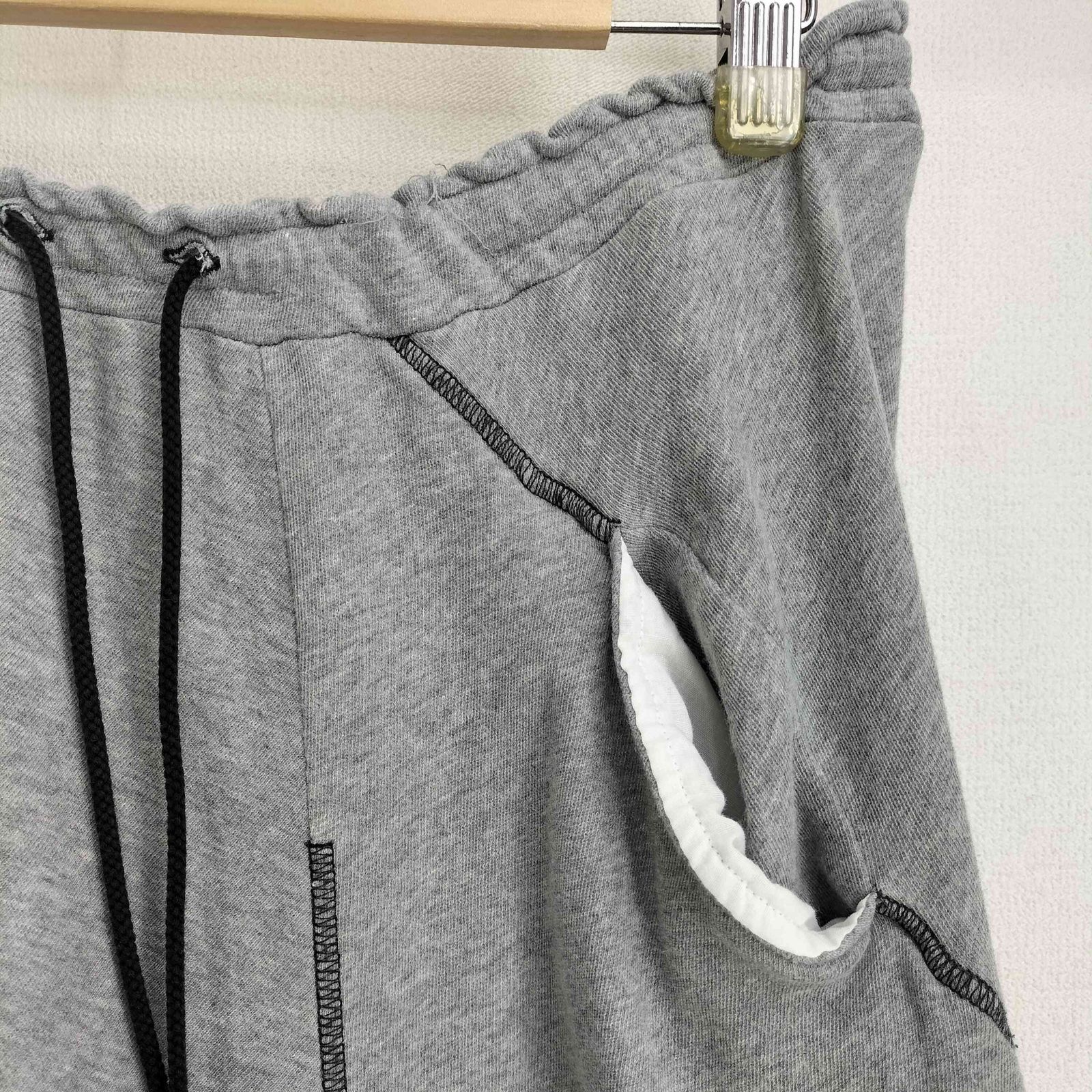 ワイズ Ys デザインステッチ スウェット サルエルパンツ レディース