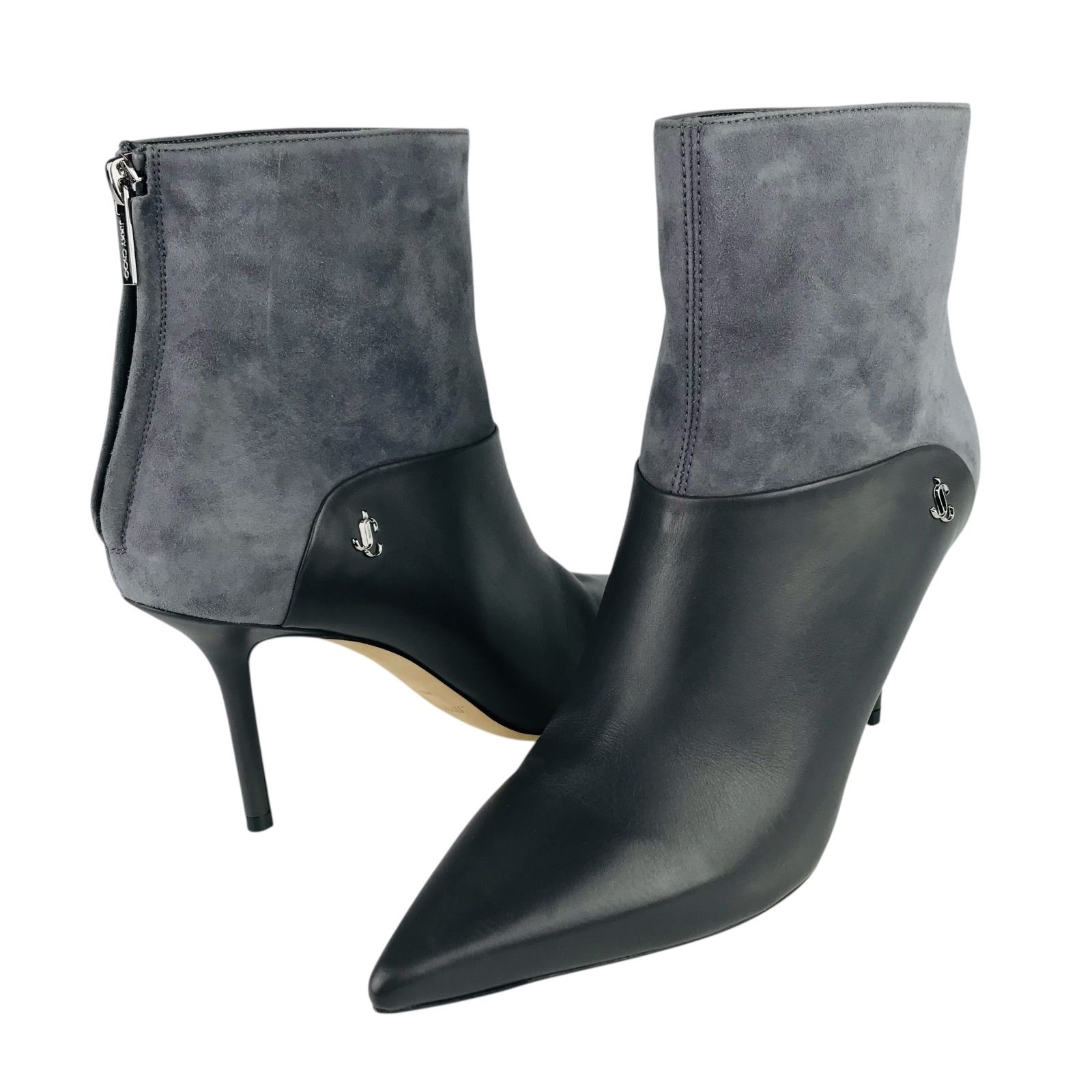 新品未使用☆JIMMY CHOO☆ジミーチュウ・レディース レザー切替し 
