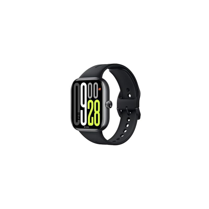 シャオミ Xiaomi スマートウォッチ Redmi Watch 5 2.07インチ有機EL 24日間連続稼働 Bluetooth 通話対応 GPS内蔵 24時間ヘルスモニタリング ベゼルレスディスプレイデザイン オブシディアンブラック