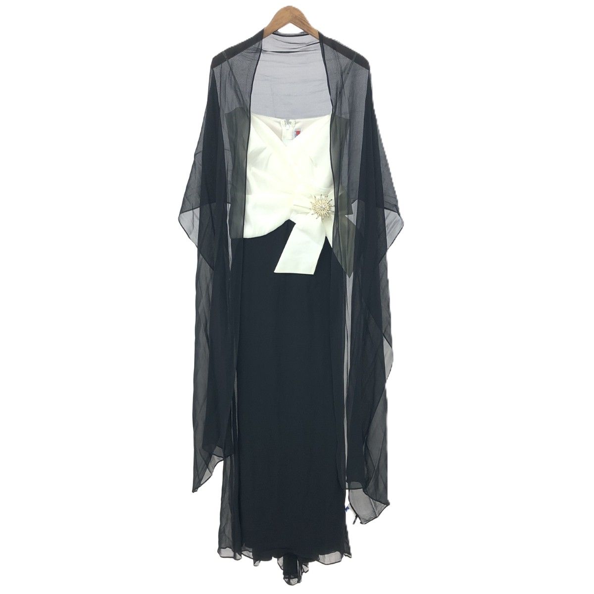 TADASHI SHOJI タダシショージ ロングドレス サイズ:4 リボン/シルク