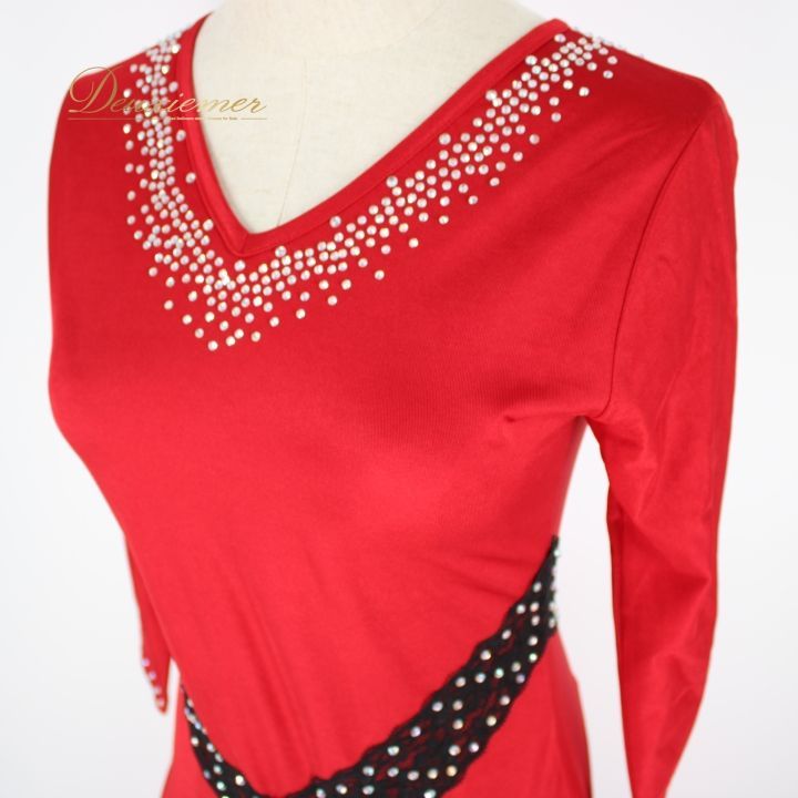 社交ダンス 衣装 スタンダード ドレス ワンピース レッスンウェア