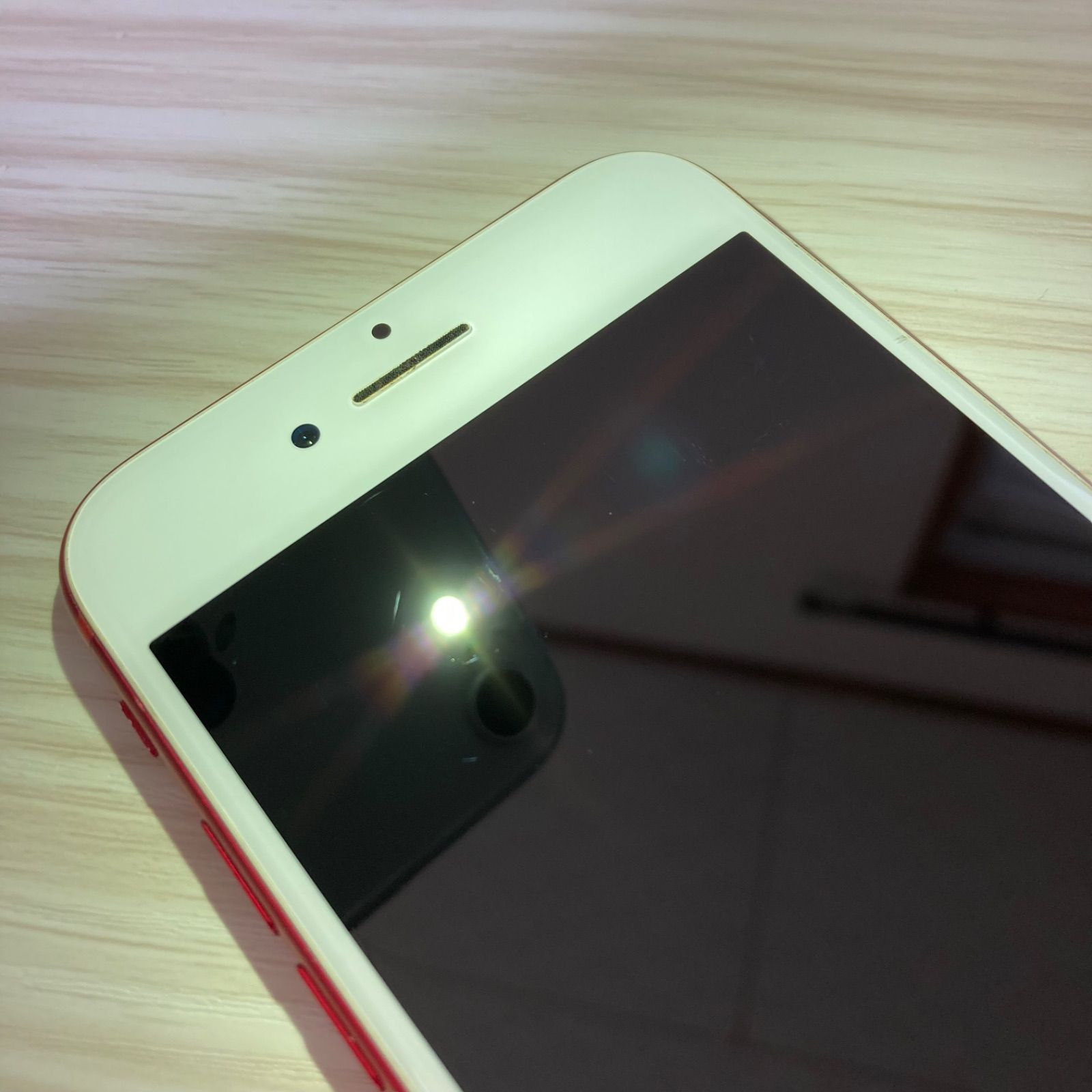 iPhone7 128GB PRODUCT RED バッテリー88% SIMフリー - メルカリ