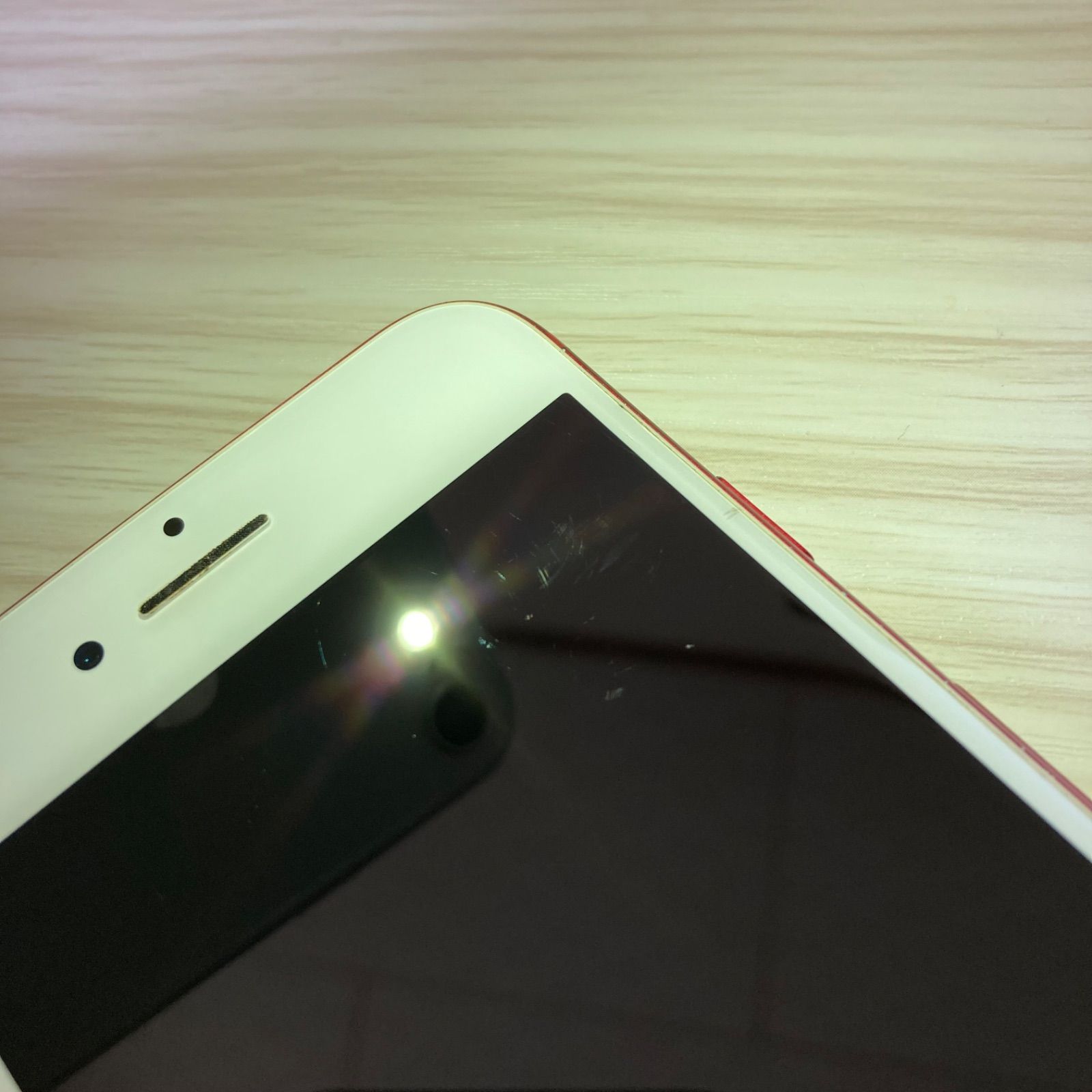 iPhone7 128GB PRODUCT RED バッテリー88% SIMフリー - メルカリ