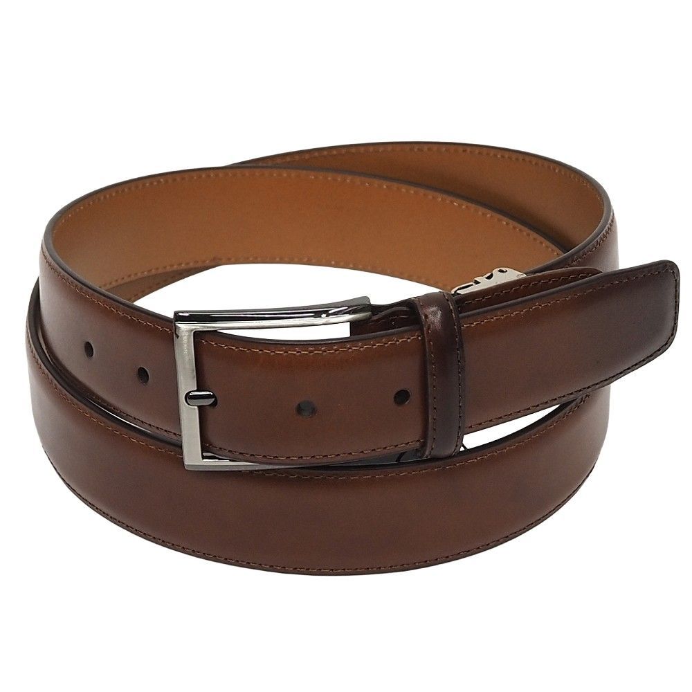 新品 MAGNANNI レザーベルト 【サイズ：FREE】 ブラウン パティーヌ