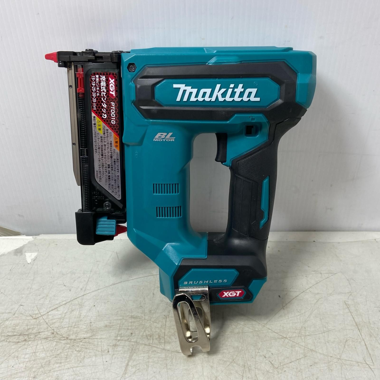 ΦΦMAKITA マキタ 本体 ケース バッテリ 充電器別売 40 V 充電式ピンタッカ グリーン
