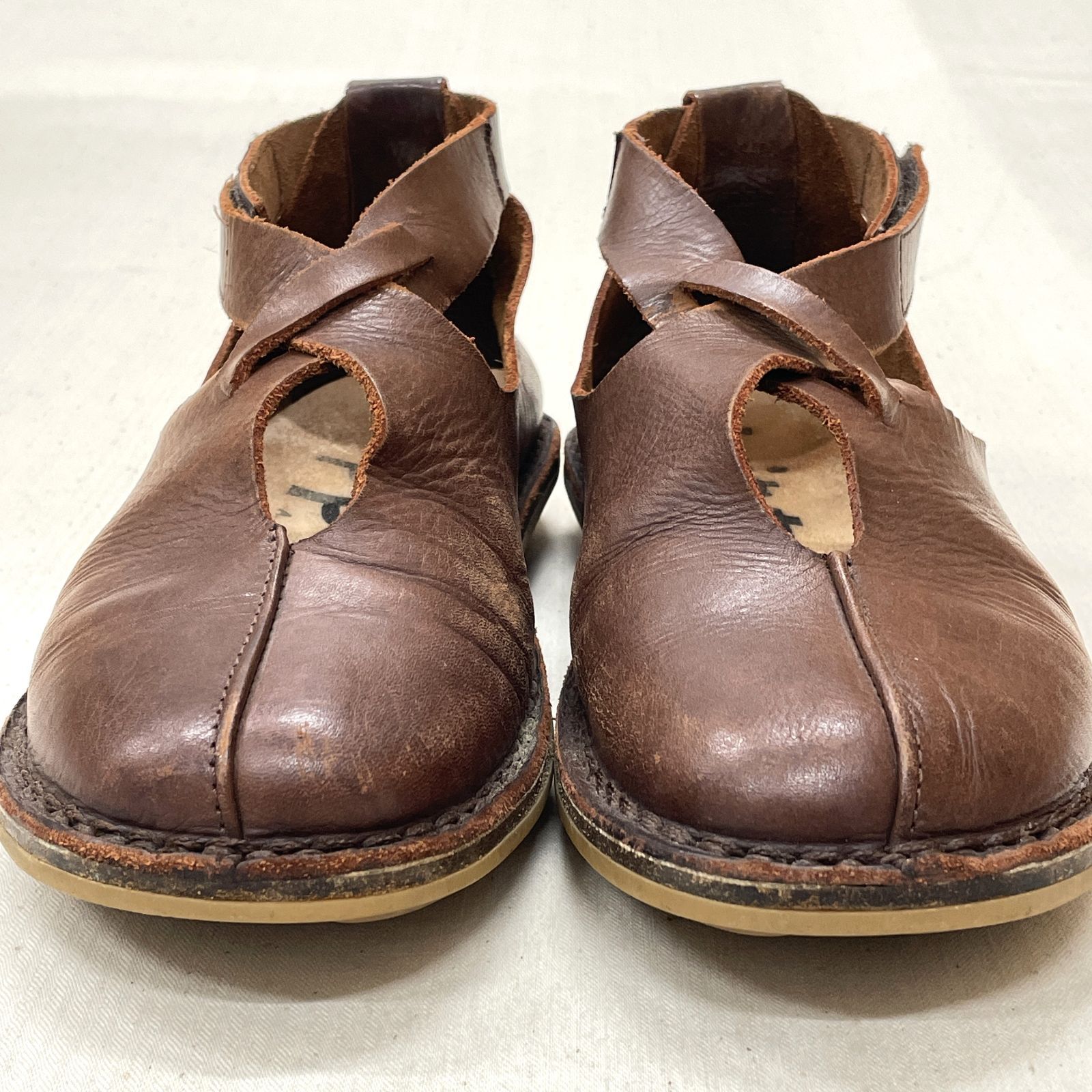 trippen トリッペン レザーシューズ センタークロス BRN/ブラウン