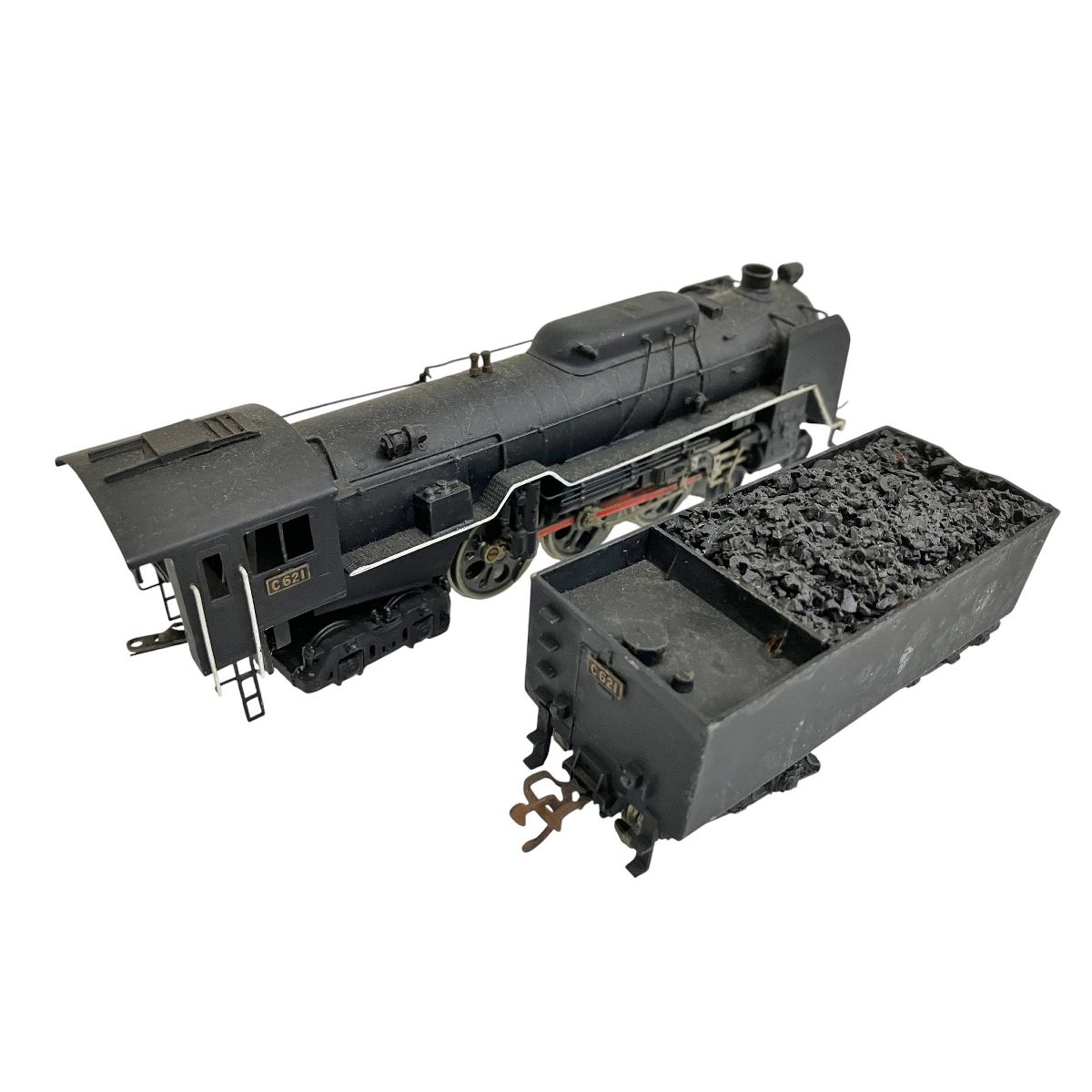 メーカー不明 C621 蒸気機関車 日本海 石炭車付 HOゲージ 鉄道模型
